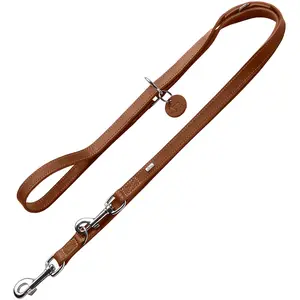 Laisse réglable HUNTER Aalborg, cognac pour chien - L 200 x l 2,0 cmVendu paramazon