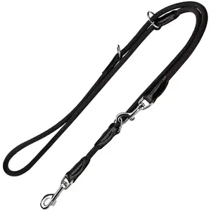 Comparateur de prix : Laisse réglable Hunter Freestyle, noir L 200 x l 1 cm - pour chien