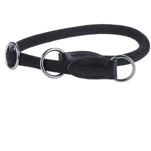 Hunter Freestyle Collier de dressage avec bague d'arrêt, Noir (schwarz) 55/10 pas cher