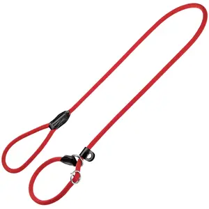 Comparateur de prix : Hunter Retrieverlijn met Stop Freestyle - 10 mm x 170 cm - Rood