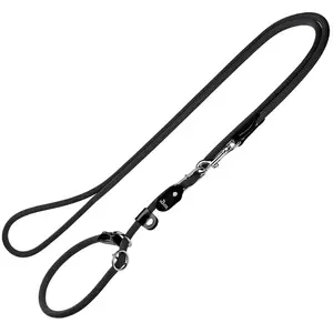 HUNTER Laisse Freestyle Retriever avec Anneau d'arrêt Taille 10/260 Noir pas cher