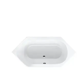 Hoesch SPECTRA Baignoire hexagonale, 3656.010, pas cher