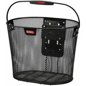 Comparateur de prix : Klickfix panier avant oval plus ef maille noir   sans support