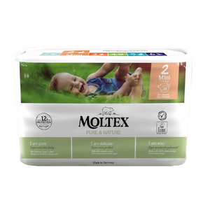 Comparateur de prix : Moltex - Couches écologiques taille 2 Mini 3-6 kg 38 langes - Moltex