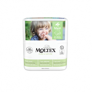 Comparateur de prix : Moltex - Couches écologiques taille 4 Maxi 7-14 kg 29 langes - Moltex
