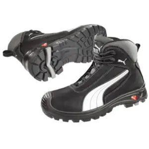 Comparateur de prix : Puma Chaussure De Sécurité Haute 630210 S3 Taille 43 Noir/Silber Puma