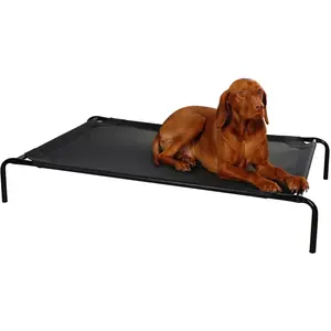 Comparateur de prix : KERBL Vacation Couchette pour Chien Noir 130 x 80 x 20 cm