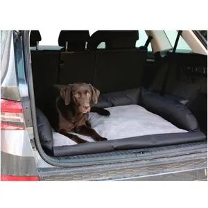 Comparateur de prix : Kerbl Pet Lit de Voiture pour Chiens Gris et Noir Corbeilles Paniers pour Chiens