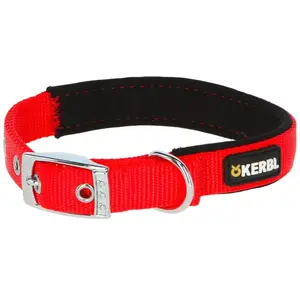 Comparateur de prix : Kerbl Pet Collier pour Chien Miami Plus Rouge, 25mm 38-46cm