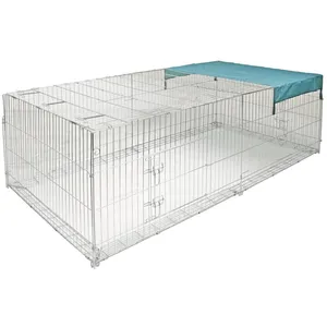 Comparateur de prix : Enclos extérieur pour rongeurs antifugue Kerbl Argenté 230x115x70 cm 82825