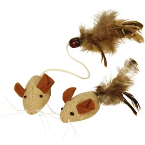 Comparateur de prix : Kerbl Nature Jouet Souris avec Ressort pour Chat 4,5 cm