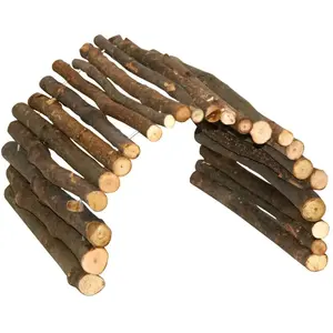 Kerbl Pet Pont en Bois pour Rongeur Bois, 21x13cm, Ø7cm pas cher