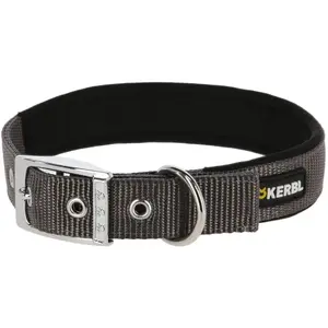 Kerbl Pet Collier Miami Plus Gris, 33-39 cm, 20mm pas cher