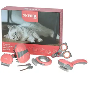 Comparateur de prix : Kit de toilettage Kerbl Pet pour chat et petit chien - 7 accessoires