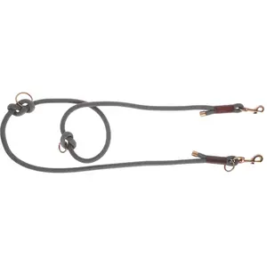Kerbl Pet Laisse Longue Monte Carlo Grise, 12 mm x 200 cm pas cher
