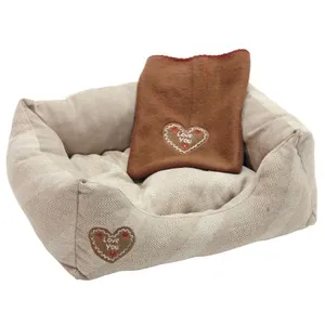 Comparateur de prix : Kerbl Lit pour chiens Love You 47 x 37 x 11 cm Beige 81231