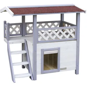 Comparateur de prix : KERBL Niche pour chat Lodge Ontario - 77x50x73cm