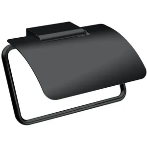 Comparateur de prix : EMCO Flow Porte-papier avec couvercle Noir