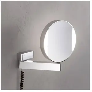 Emco Universal Miroir cosmétique, avec éclairage, grossissement x 3, x 7, 109506018,Vendu parkaufland