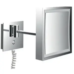 Emco - Miroir led 1-bras. 3-fois carré. d: 200 mm.Vendu parkaufland