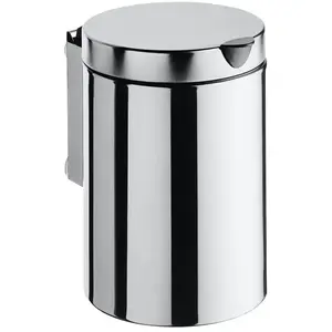 Comparateur de prix : Poubelle suspendu, avec couvercle, 3 l inox Emco