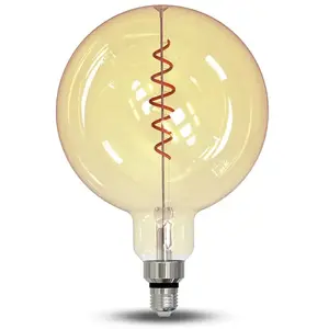 Müller Licht tint white globe LED E27 4,9 W doré pas cher