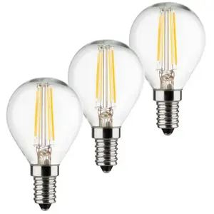 Comparateur de prix : Müller-Licht Ampoule goutte LED E14 4W 2.700K filament set de 3 pièces
