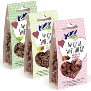 bunnyNature 3 sachets de friandises (90 g) Bunny My Little Sweetheart, pour rongeursVendu parzooplus