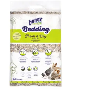bunnyNature Bunny Nature Bunnybedding Fresh & Dry Speltmix-29 LTR-5.5 KGVendu parzooplus