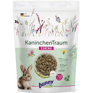 bunnyNature 1,5kg YOUNG Rêve jeune lapin nain Bunny - Nourriture Lapin pas cher
