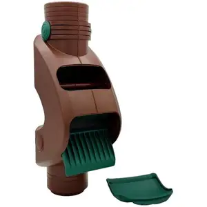 Pompe&moteur - Filtre de gouttière rainus 80 ou 100 mm marron pour réc... pas cher