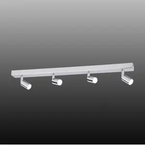 Busch Plafonnier barre LED à 4 lampesVendu parluminaire