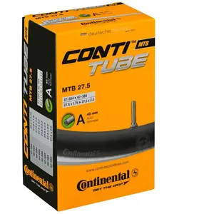 Comparateur de prix : Chambre à air valve Schrader Continental 27.5 x 1.75-2.50 Noir TU 29373