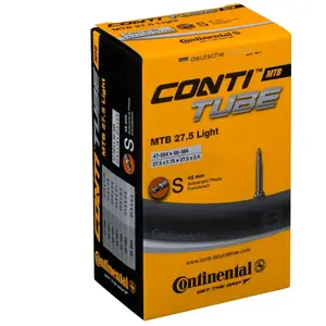 Comparateur de prix : Continental MTB Tube Light 27.5 Presta 42 mm - Chambre à air 1.75-2.40