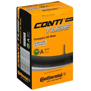 Comparateur de prix : Continental tube intérieur Compact Wide de 20 pouces (50 / 62-406) AV 34 mm