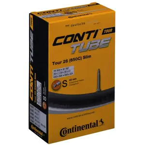 Comparateur de prix : Chambre à air valve Presta Continental Tour 26x1 1/4 Noir 42 mm 321207