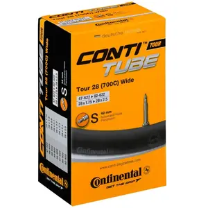 Comparateur de prix : Continental tube Tour Wideintérieur 28 pouces (47/62-622) FV 42 mm