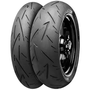 Pneus de rue super sport Continental ContiSportAttack 120/70 ZR17 58W pas cher