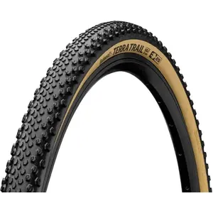 Comparateur de prix : Pneu gravel 700x35C Continental Terra Trail Shieldwall tubeless noir/b