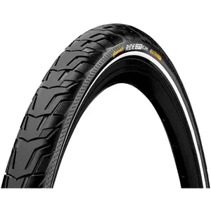 Pneu ville continental ride externe tire city 28   reflex noir     brown pas cher