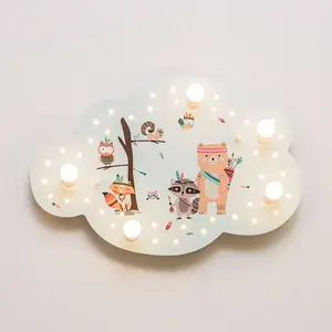 Elobra Plafonnier Little Indians nuage, menthe pas cher