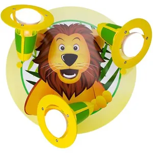 Pas de marque Elobra Lampe pour chambre d'enfant Lion, Spot, jaune, vert, 131220 [Classe énergétique A++] pas cher
