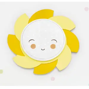 Comparateur de prix : Elobra Applique LED soleil Starlight Smile, jaune