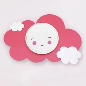 Elobra Applique Led Nuage Starlight Smile, Rose pas cher