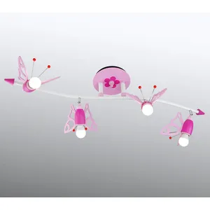 Elobra Plafonnier avec spots Falter avec des papillonsVendu parluminaire