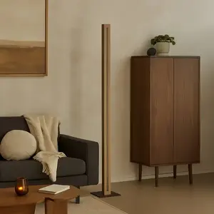 Elobra Lampadaire LED Chile S, chêne/granit, hauteur 152 cm, intensité... pas cher