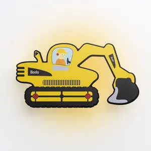 Elobra Applique murale LED Pelleteuse avec fiche, jaune, intensité var... pas cher