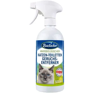 Comparateur de prix : Bactador 250168 Désodorisant Microbiologique Pour Chat 500 Ml