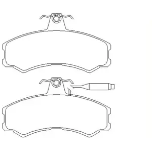 TEXTAR Plaquettes de frein X4 pour FIAT: Talento, Ducato & CITROËN: C25 & AUVERLAND: A3 & PEUGEOT: J5 & ALFA ROMEO: AR6 (Ref: 2074101) pas cher