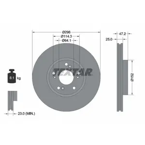Textar Disque de frein 92195000 pas cher